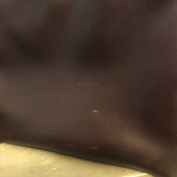 Vintage Liz Claiborne Lush Brown Leather Classic Shoulder Bag / Satchel - Picture 7 of 16